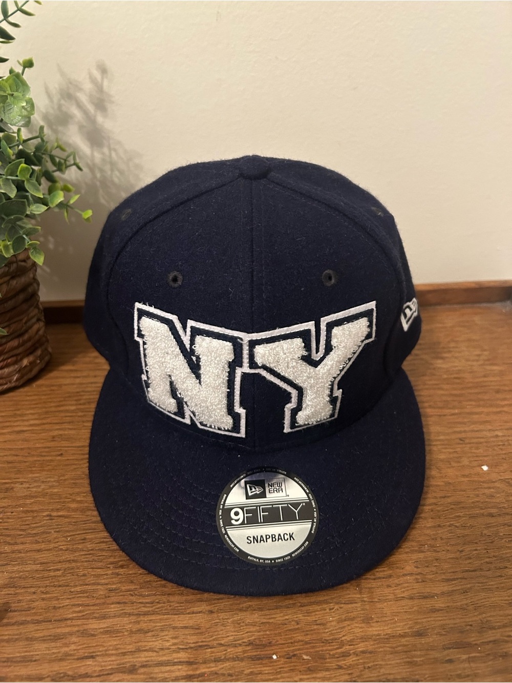 New Era NY Yankees 9FIFTY Snapback Hat Chenille Letters New